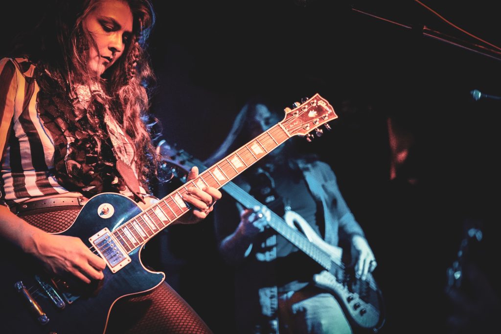 Charisha performing live on stage